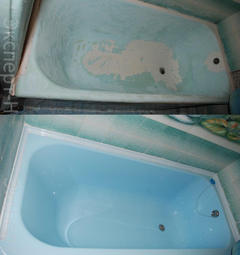 Реставрация ванн акриловым вкладышем.