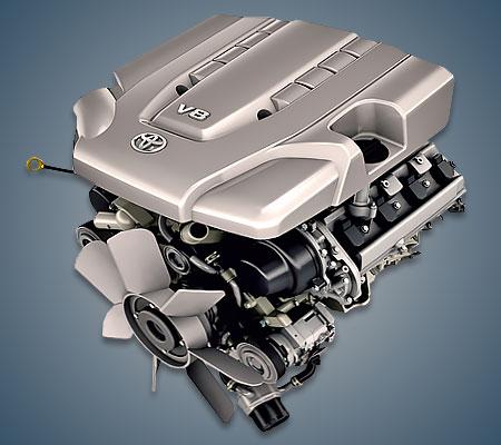 Двигатель 2UZ-FE от Тойота для самых мощных внедорожников.